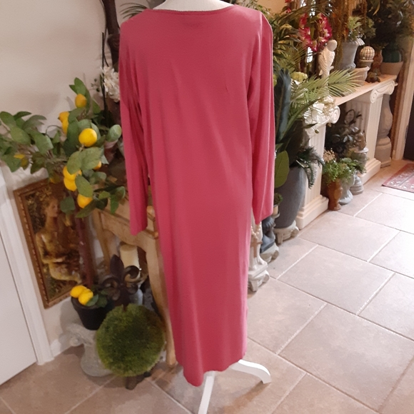 LAND'S END, Cotton, LS Maxi, Size Regular Medium 10-12 - Picture 6 of 9